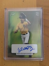 2022 Leaf Just Minors Perfect Game Jose Luis Ortiz Rivera Auto RC /2