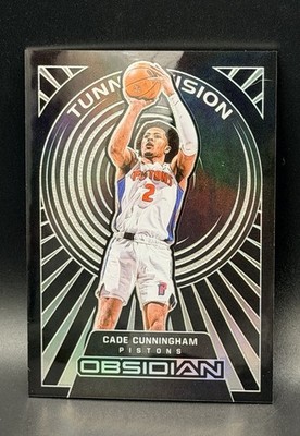 2021-22 Panini Obsidian Tunnel Vision RC CADE CUNNINGHAM /99 Rookie Pistons