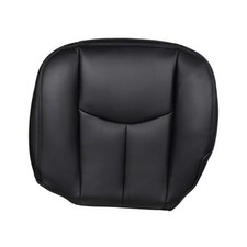 Driver Seat Cover Side Bottom Replacement Leather Bottom Seat Cover Black