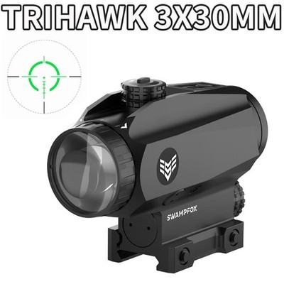 Swampfox Trihawk 3x30mm Prism Scope Green BDC Reticle (TPS00330-GB）