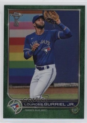 2022 Chrome Ben Baller Edition Green Refractor 38/99 Lourdes Gurriel Jr #206 0c6