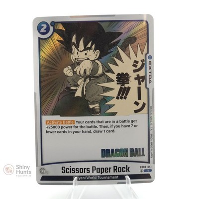 Dragon Ball Super Scissors Paper Rock FB06-041 Manga Booster 01 Holo NM