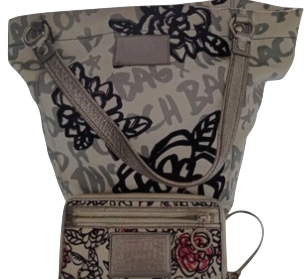 Coach Poppy Graffiti Glam Tote for sale | eBay