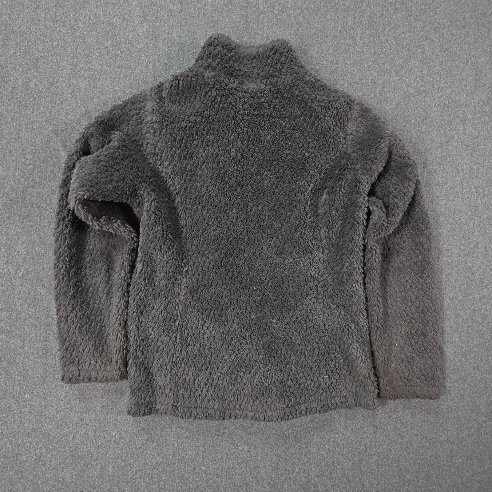 The North Face Fleece Jacket Girls Size Large Osito Gray Pink Logo thumbnail 7