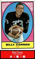 1967 Topps - #109 Billy Cannon EX. LSU LEGEND! HEISMAN!