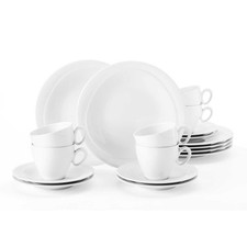 Servizio Da Caffè Seltmann Weiden Trio Bianco 18 Pezzi
