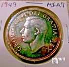 1949 Canada One Dollar Silver Foreign Coin EXTREMELY NICE W/ YONING