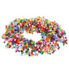 2000 Teile Bastelbedarf für Kinder Pompons Basteln Basteln Kugeln flauschig