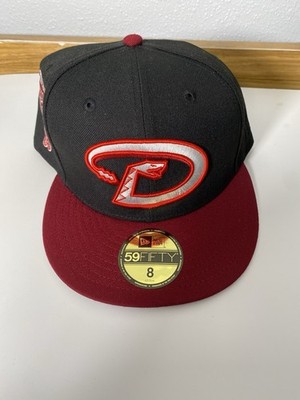Burdeens Chicago New Era 5950 Fitted Hat Arizona Diamondbacks Sz 8 Brand New