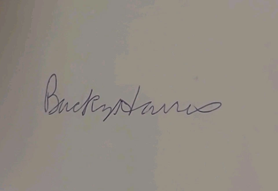 Bucky Harris Signed Autographed Index Card Encapsulated Washington Senators Slab - Image 3 of 4
