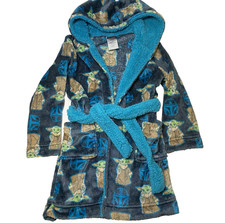 Kids Star Wars Mandalorian The Child Baby Yoda Fleece Robe Size 5