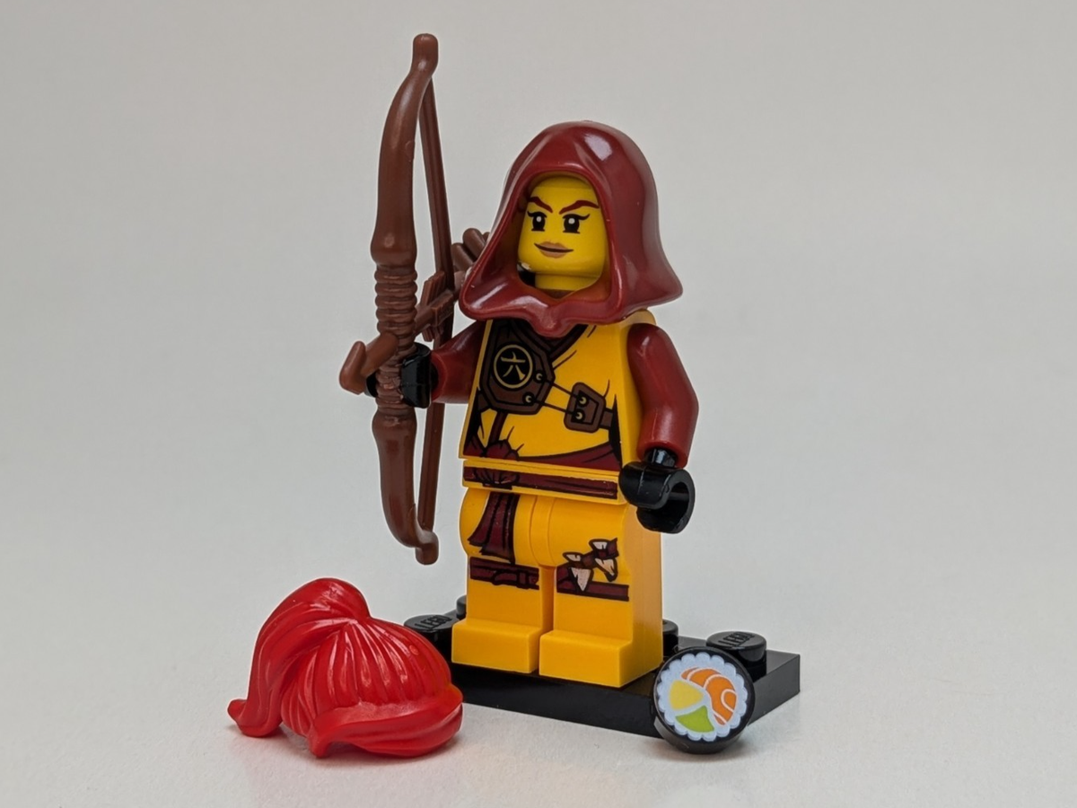 Lego Ninjago SKYLOR minifig Elemental Masters Battle Pack bow red
