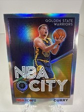 2019-20 Panini NBA Hoops Premium Stock NBA City Holo Stephen Curry #2