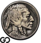 1919-D Buffalo Nickel, Key Denver Issue, XF