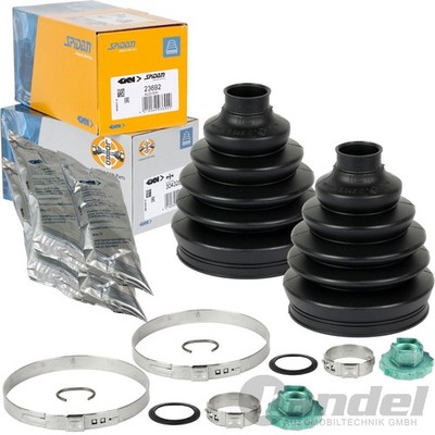 2xSPIDAN LÖBRO ACHSMANSCHETTE für AUDI A2 SEAT CORDOBA IBIZA SKODA FABIA VW POLO