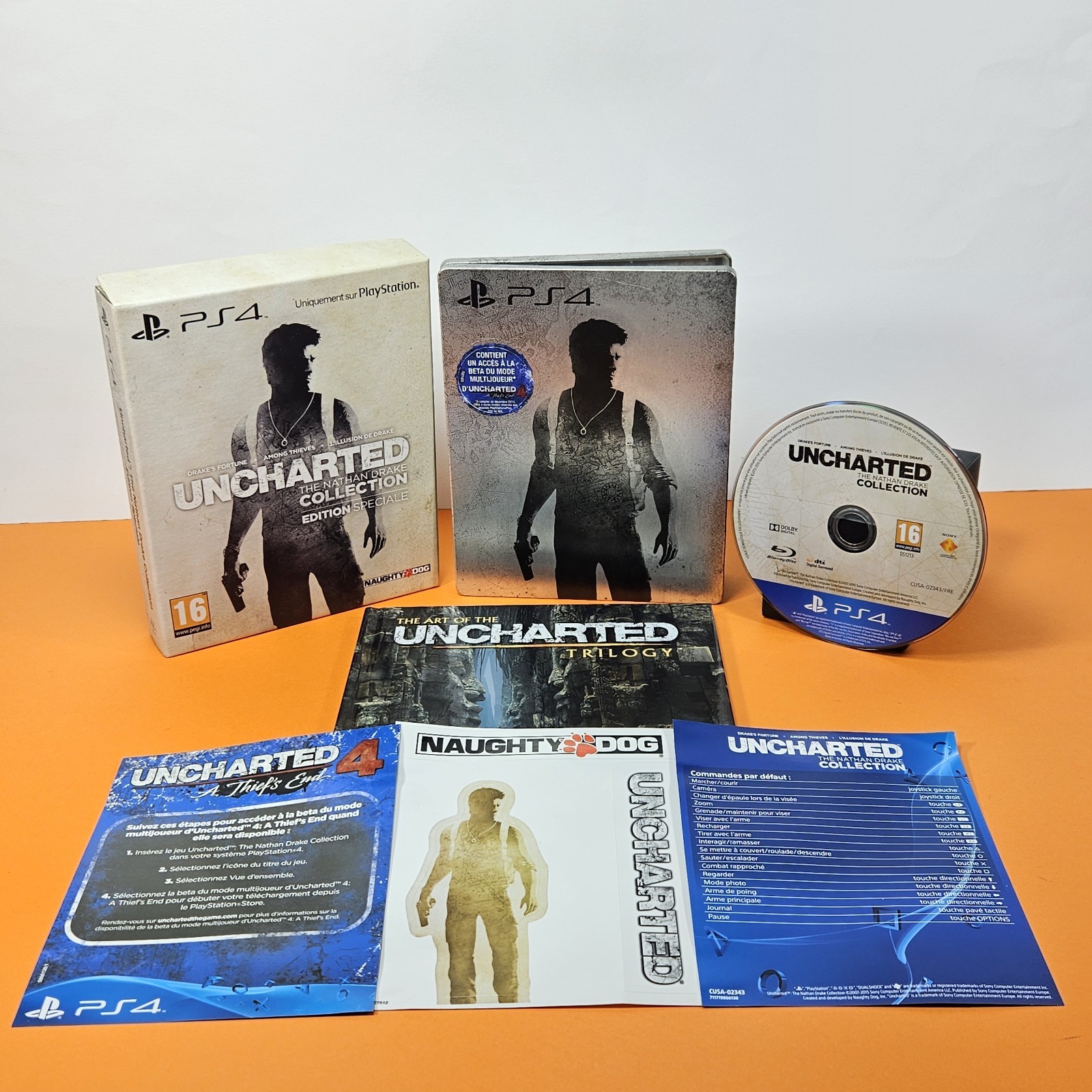 UNCHARTED THE NATHAN DRAKE COLLECTION SPECIAL EDITION PS4 COMPLETA MULTILINGUA