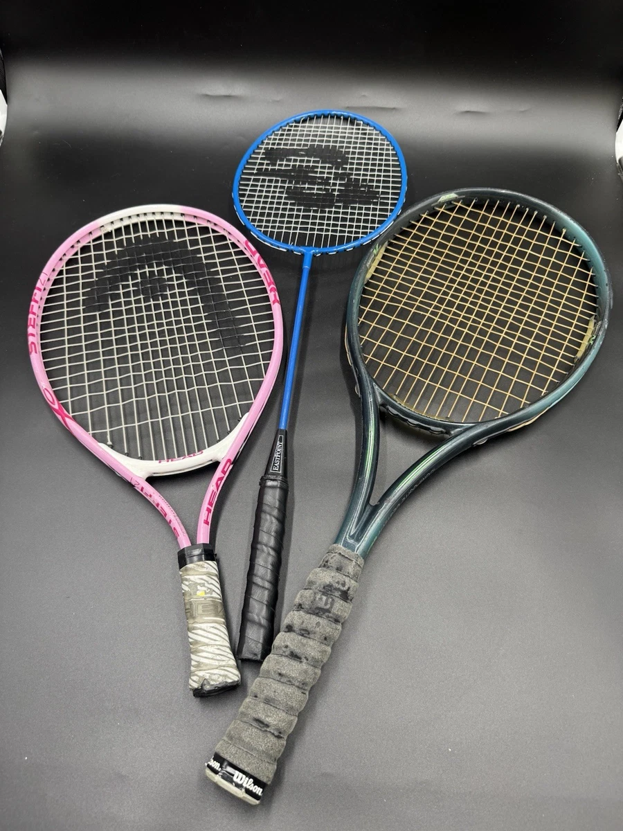 Raqueta de tenis vintage Wilson Sting grafito tamaño mediano 4 1/2 excelente rara