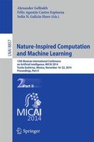 Nature-Inspired Computation And Machine Learning Alexander Gelbukh