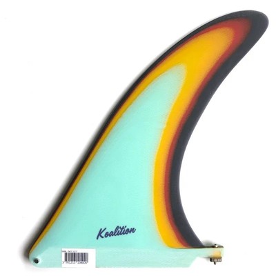 Neu Koalition 10,5'' Indy Longboard Finne Noserider Traditional Single Fin 