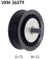 Umlenkrolle Keilrippenriemen FÜR Renault Kangoo Express (FW0/1 ) - SKF VKM 36079