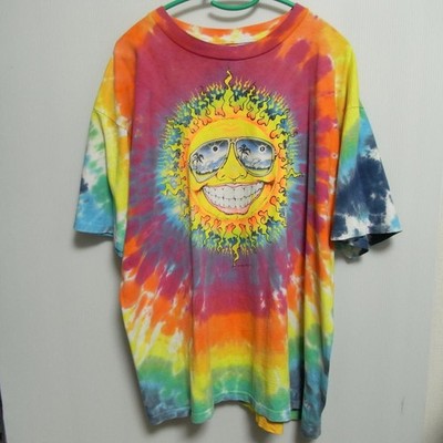 Jerry Jasper Sun Grateful Dead Eye Dye Tie Dye T-Shirt XL Eye Dye Vintage
