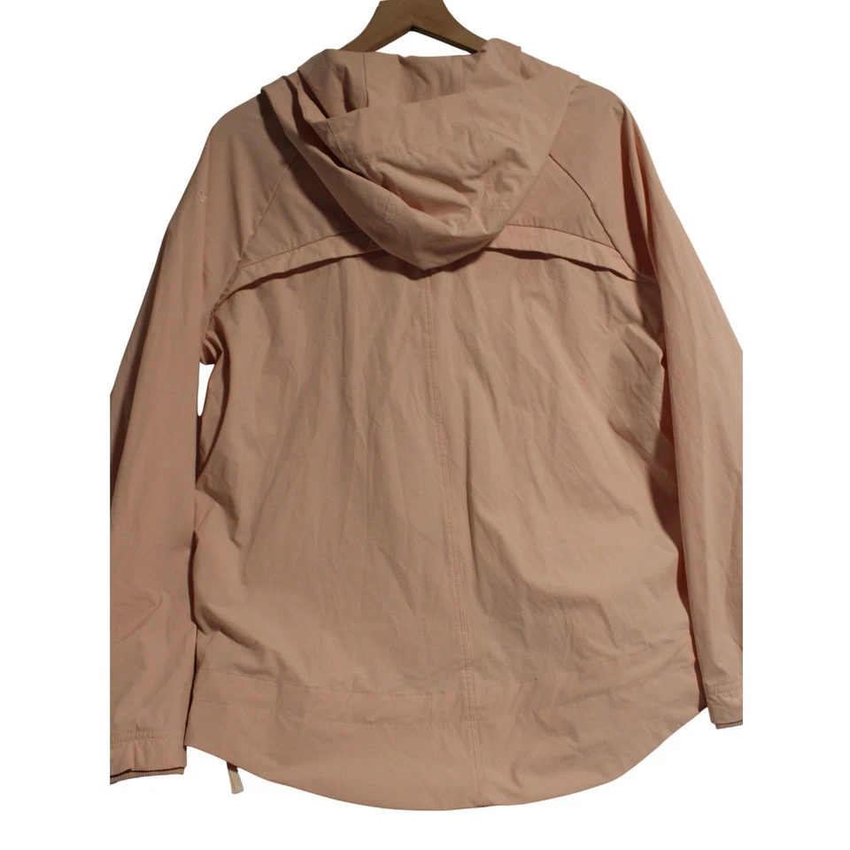 Chaqueta Pullover LIV Exterior Para Mujer Rosa Con Capucha Anorak Talla L Ligera Foto 2 de 4
