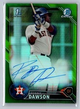 2016 Bowman Chrome #CDA-RD Ronnie Dawson RC AUTO #/99 Green Ref