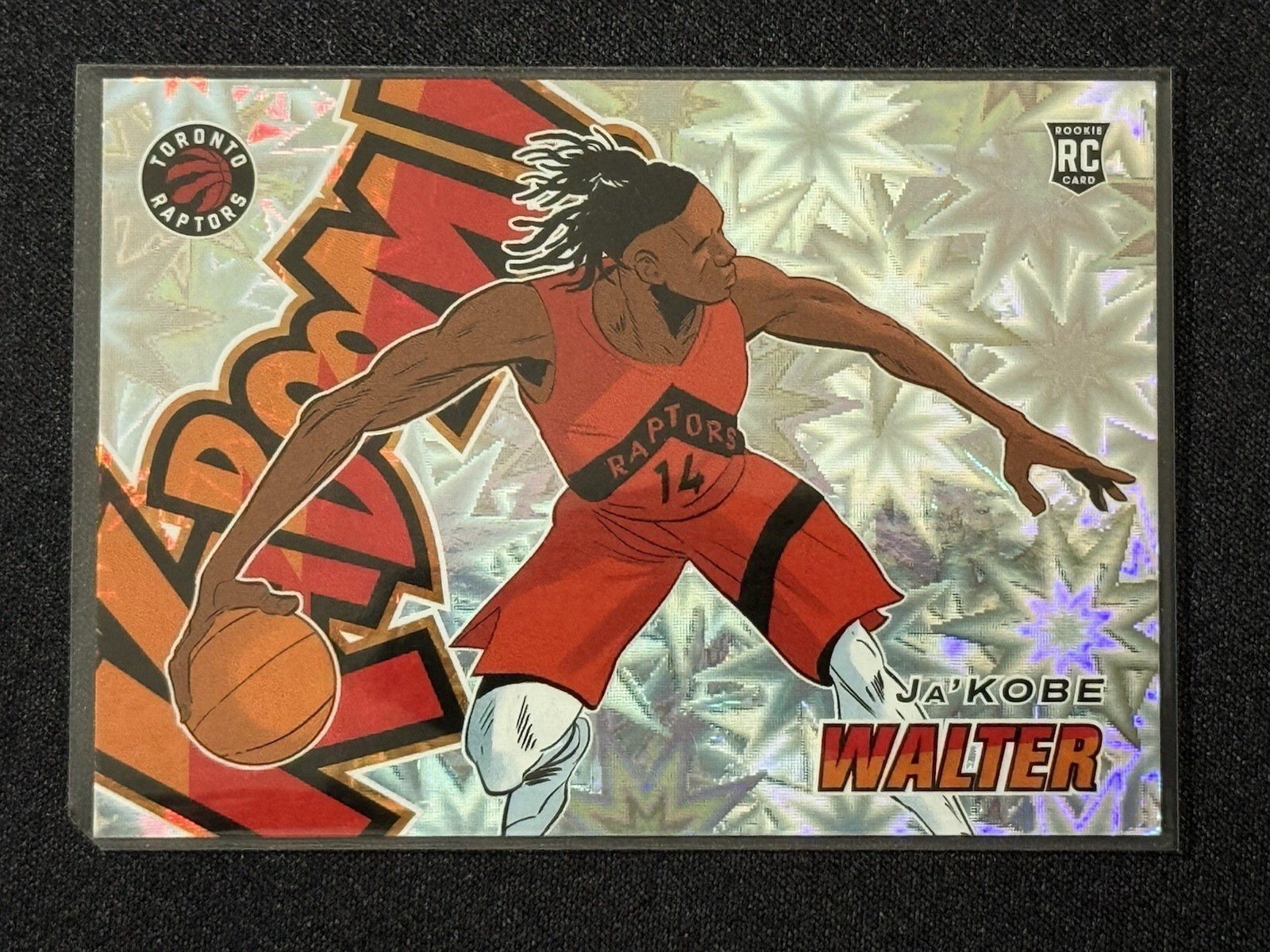 2024-25 Panini Revolution Ja'KOBE WALTER RC KABOOM SSP #30 Raptors CASE HIT