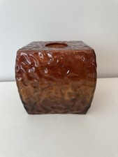 Copper Hombre Color Resin Acrylic Lucite Tissue Cover Holder