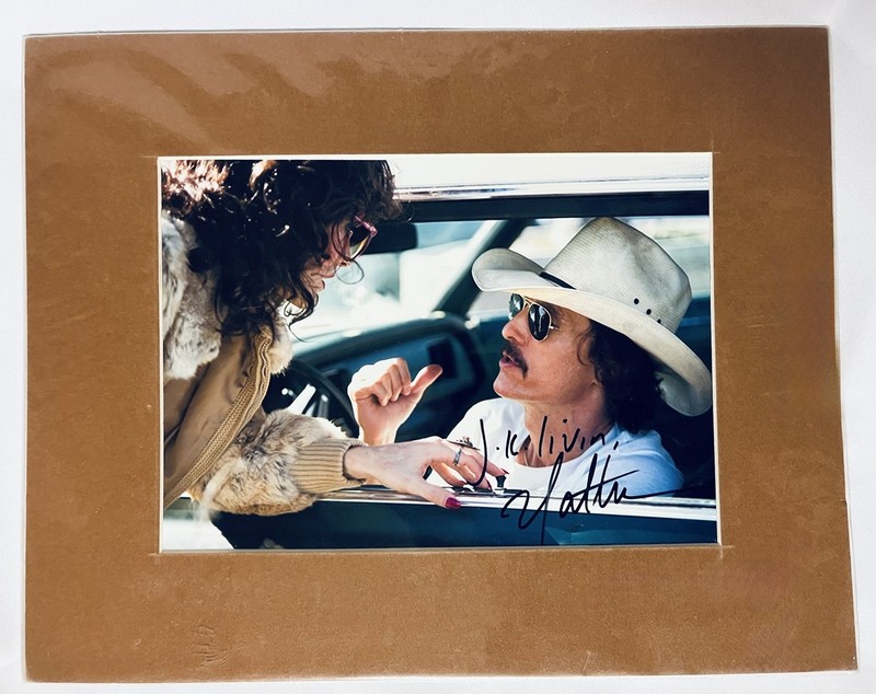 Matthew McConaughey Signed 8x10 Photo Dallas Buyers Club Matted To 11x14 COA