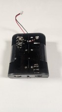 2-slot C Cell Battery Holder 1.5V C Size Battery Case Box with Wire Leads