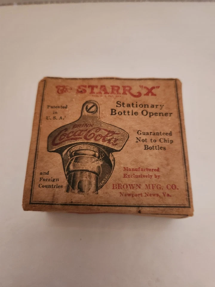  The STARR "X" Drink Coca-Cola Vintage Stationary Bottle Opener USA Sale - Image 2 of 4