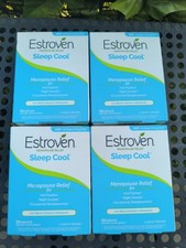 4 Estroven Menopause Relief Sleep Cool 120 Caplets 4 BOXES EXP 4/2026