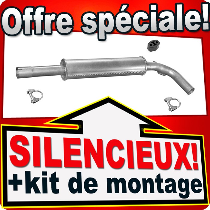 Échappement SEAT VW 1.9 SDi TDi tube de rechange compatible moteurs 1.4 à 2.0 de 1993