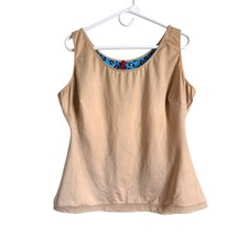 Spanx Simplicity Slimming Tank Top Tan Slimming Shapewear Tummy Control 2X