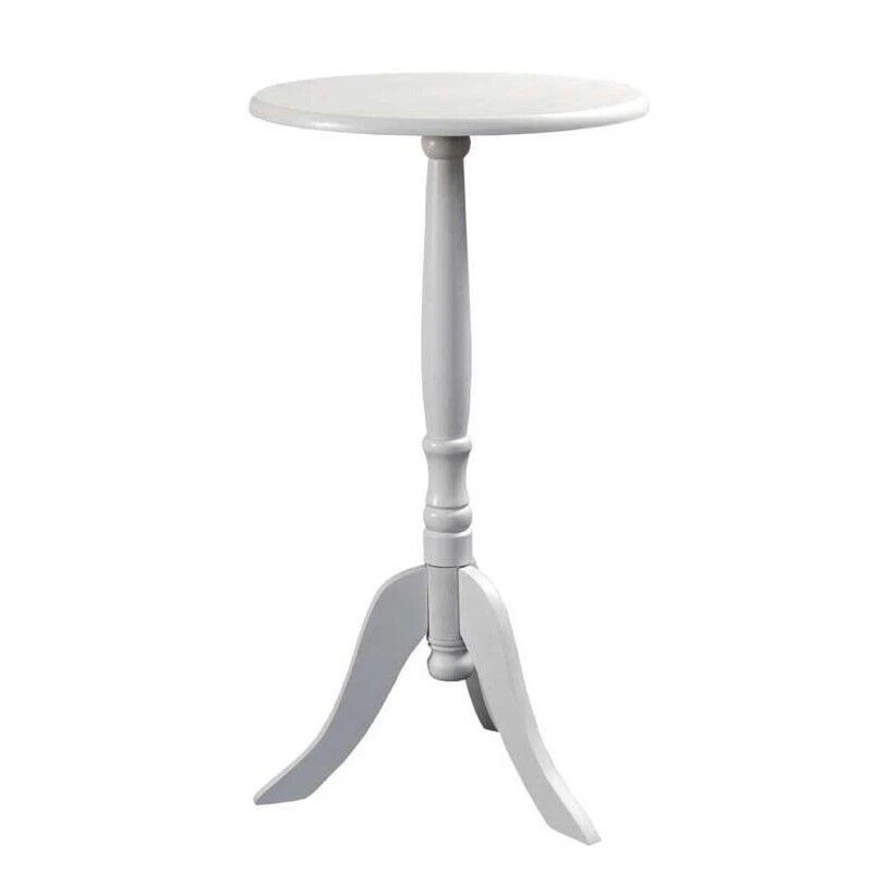 GICOS SAN DIEGO TAVOLINO TONDO DA CAFFÈ 30 X 55 CM IN COLORE BIANCO