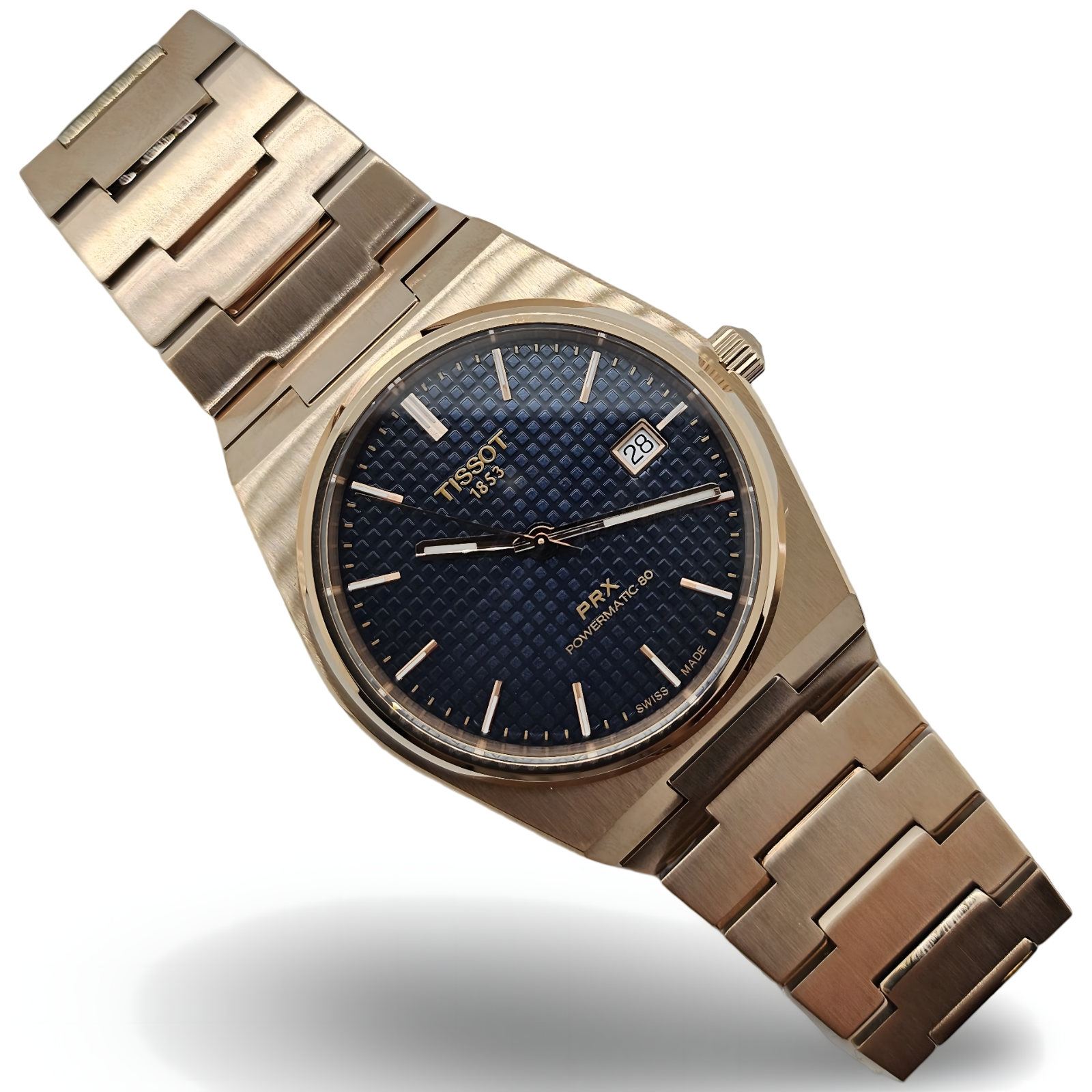 Tissot PRX Powermatic 80 40mm Rose Gold Automatic Men's Watch T1374073304100