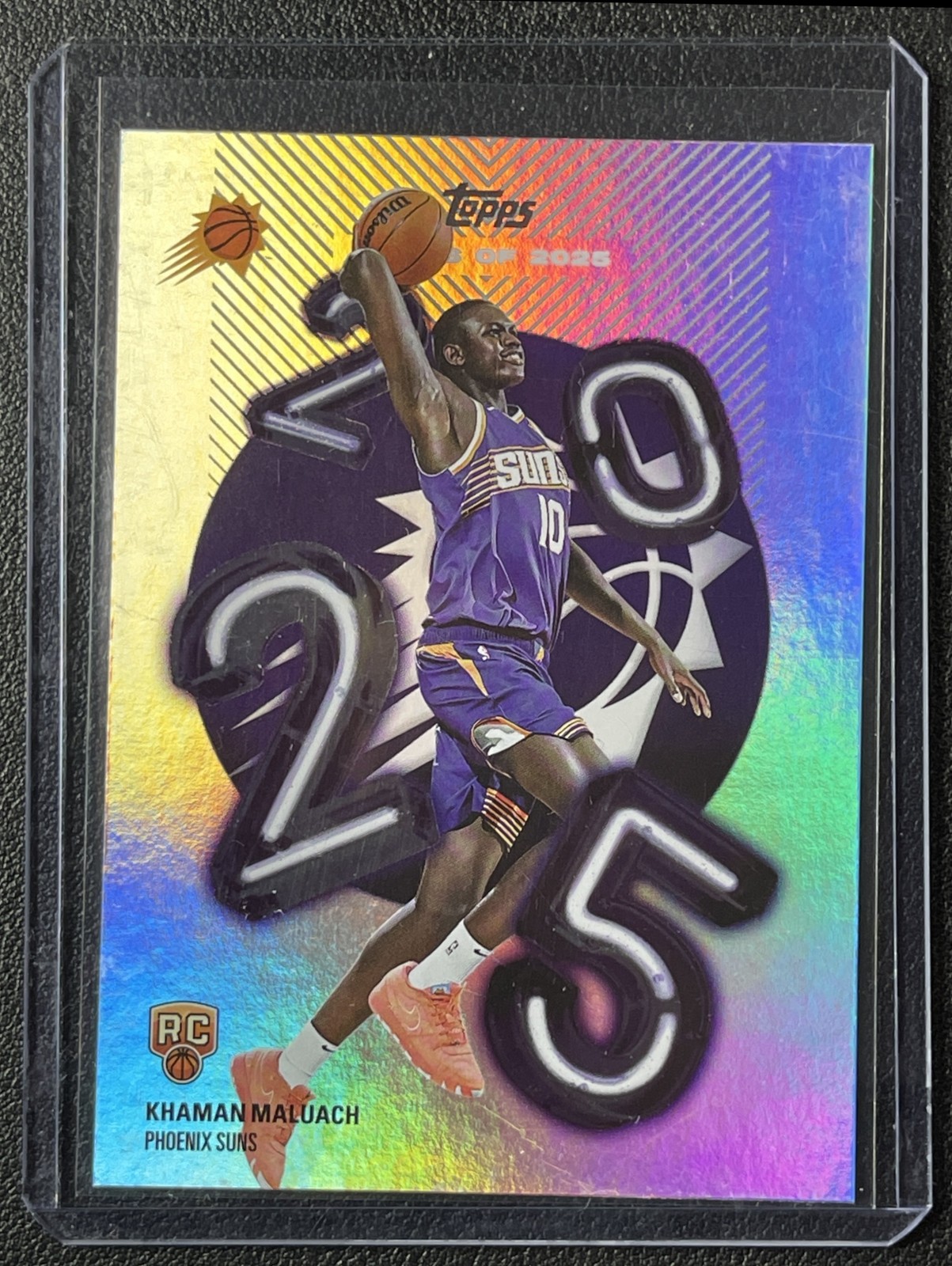 KHAMAN MALUACH 2025-26 TOPPS #C25-10 CLASS OF 25' ROOKIE RC SUNS
