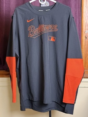 NWOT Baltimore Orioles Nike Authentic Collection Dri-FIT Lightweight Pullover