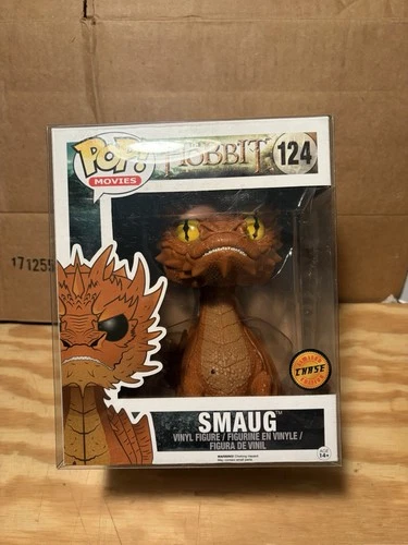 Funko POP! Movies: Hobbit #124 SMAUG (Yellow Eyes) Lord of the Rings - LE Chase