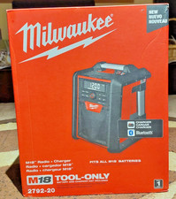 Milwaukee 2792-20 M18 Bluetooth Jobsite Radio -AND- Built-in Batt Charger - NEW 