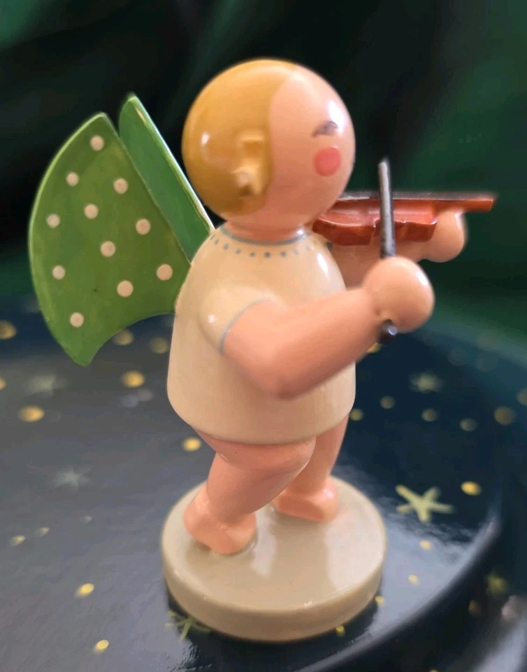 Wendt & Kuhn Angel tocando el violín, Erzgebirge Alemania Foto 4 de 4