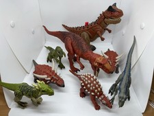 Lot Of 8 Jurassic Park Action Figures Dinosaurs Toys Large Interactive Sounds
