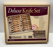 Flexcut Deluxe 18 Pc. Carving Knife Set