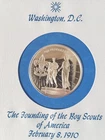 1 Troy Oz Founding of Boy Scouts Vintage Proof Sterling Silver Coin Round Medal
