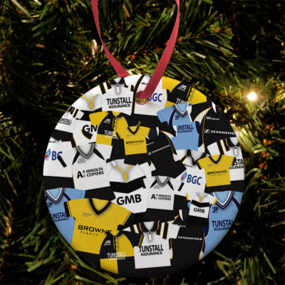 Port Vale Retro Set Maische Christbaumkugel Deko Keramik Fächer Geschenk
