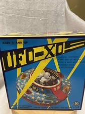 Vintage NIB Masudaya of Japan UFO-XO5 Tin Toy Works