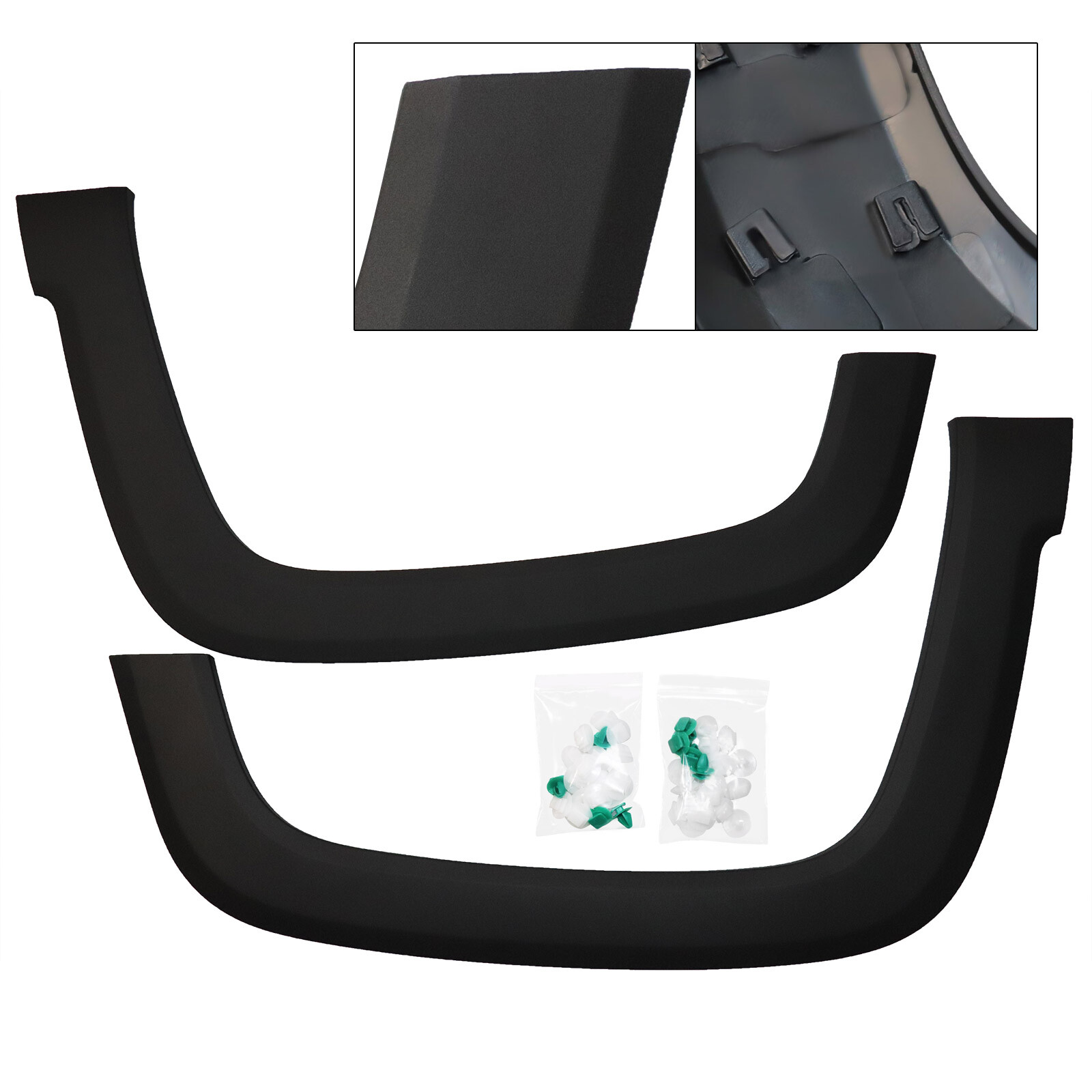 Front Wheel Fender Flares Driver+Passenger Side Set For 2015-2021 Jeep Renegade