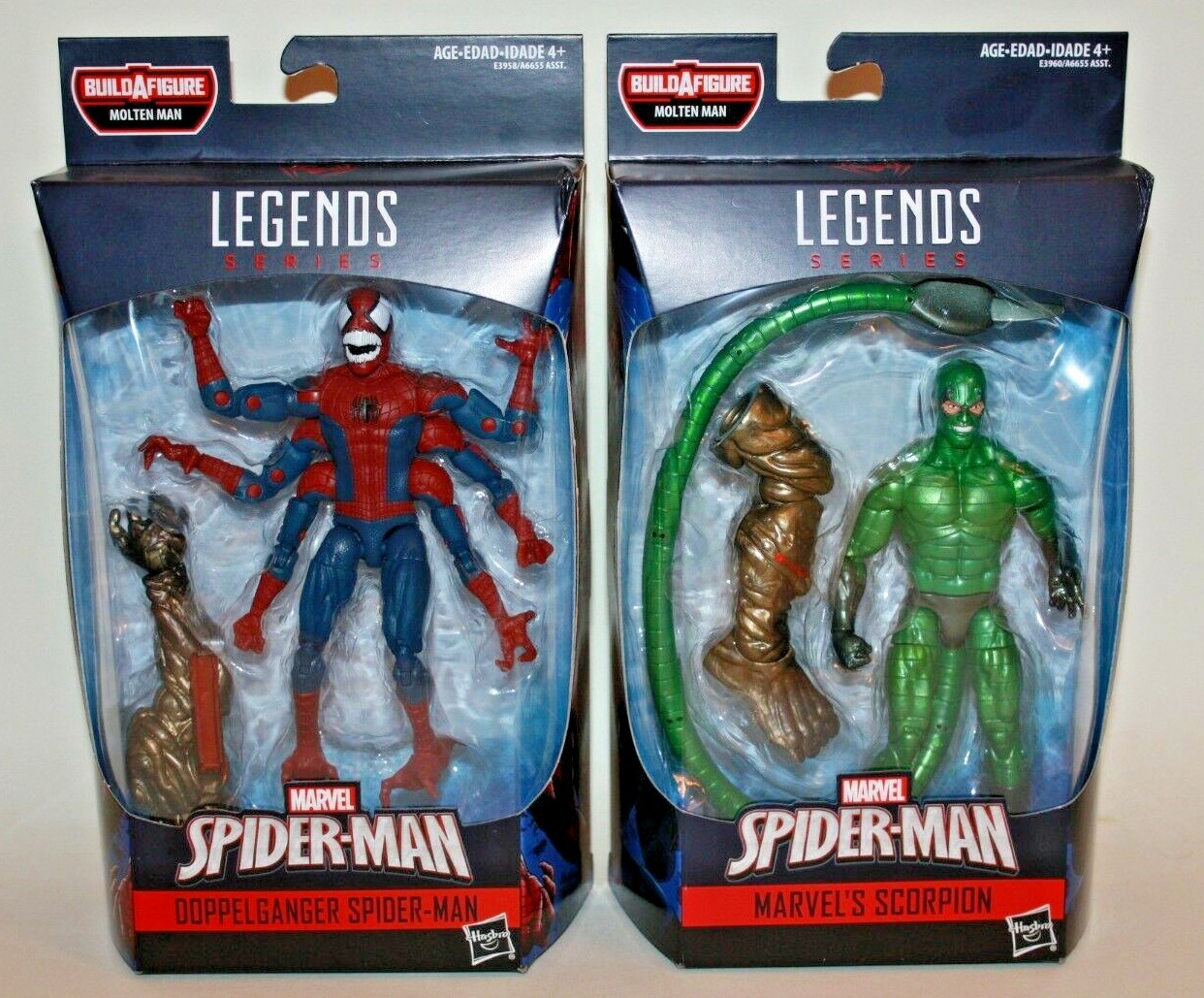 marvel legends molten man baf