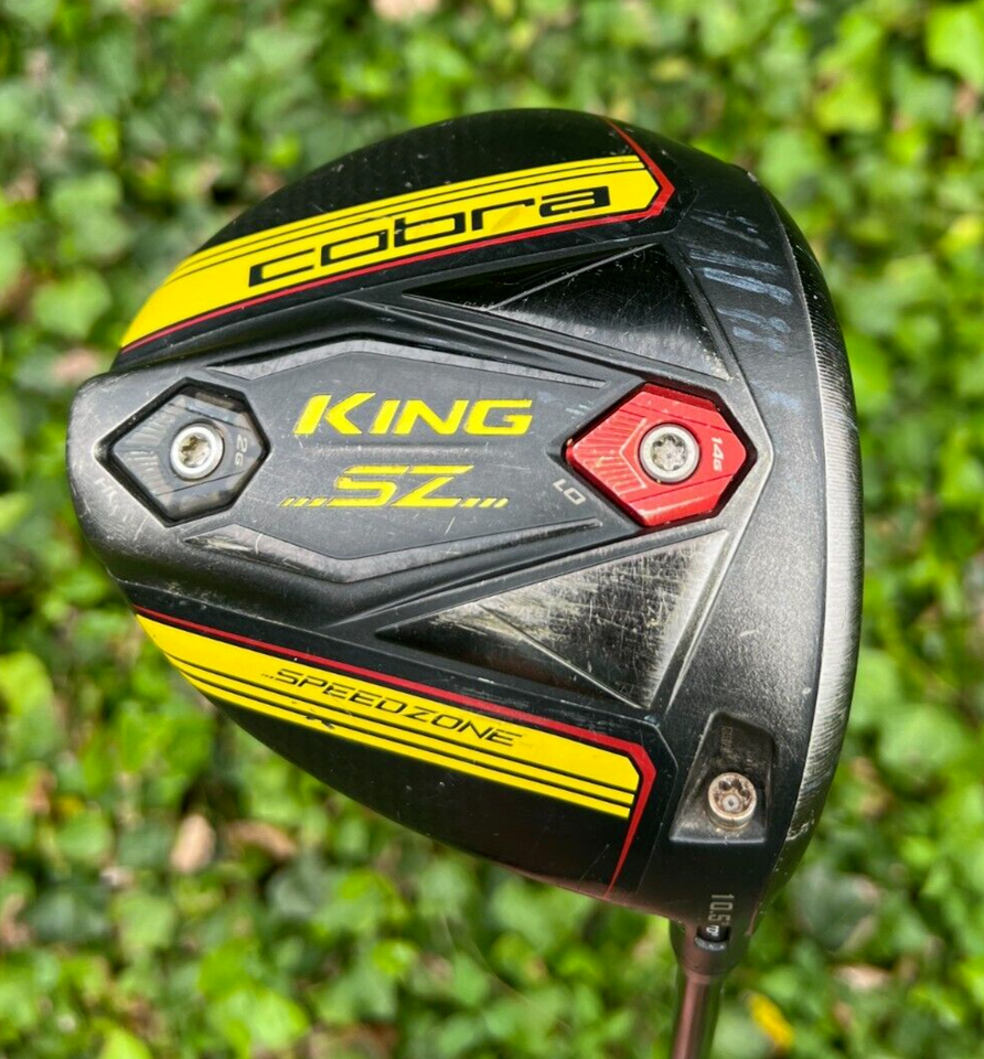 Driver Cobra King Speedzone 10.5° – Flex Rigide, Droitier, Graphite, état Correct